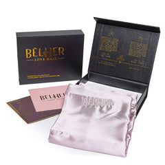 Fata de Perna Matase Naturala Mulberry, 22 Momme, 6A, Pink, Cutie Cadou