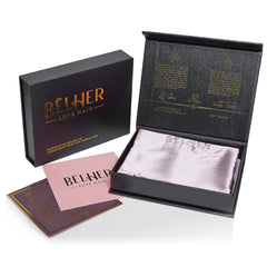 Fata de Perna Matase Naturala Mulberry, 22 Momme, 6A, Pink, Cutie Cadou