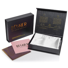 Fata de Perna Matase Naturala Mulberry, 22 Momme, 6A, Ivory, Cutie Cadou