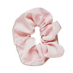 Elastic Satin Strasuri Roz