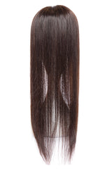 Peruca Partiala Naturala Monofilament Saten Inchis