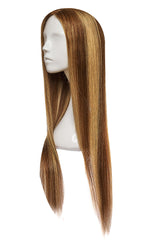 Peruca Naturala PANDORA Saten Natural cu Suvite Blond Miere