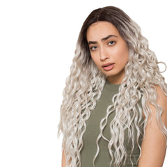 Peruca Amy Ombre Blond Platinat