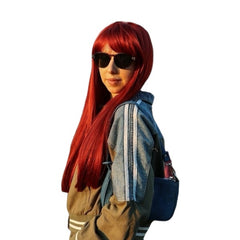 Peruca KARINA Rosu Intens