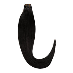 Extensii Invisible Tape-On Par Rusesc Negru Intens