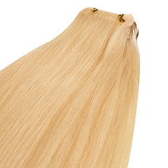 Extensii Invisible Tape-On Par Rusesc Blond Deschis