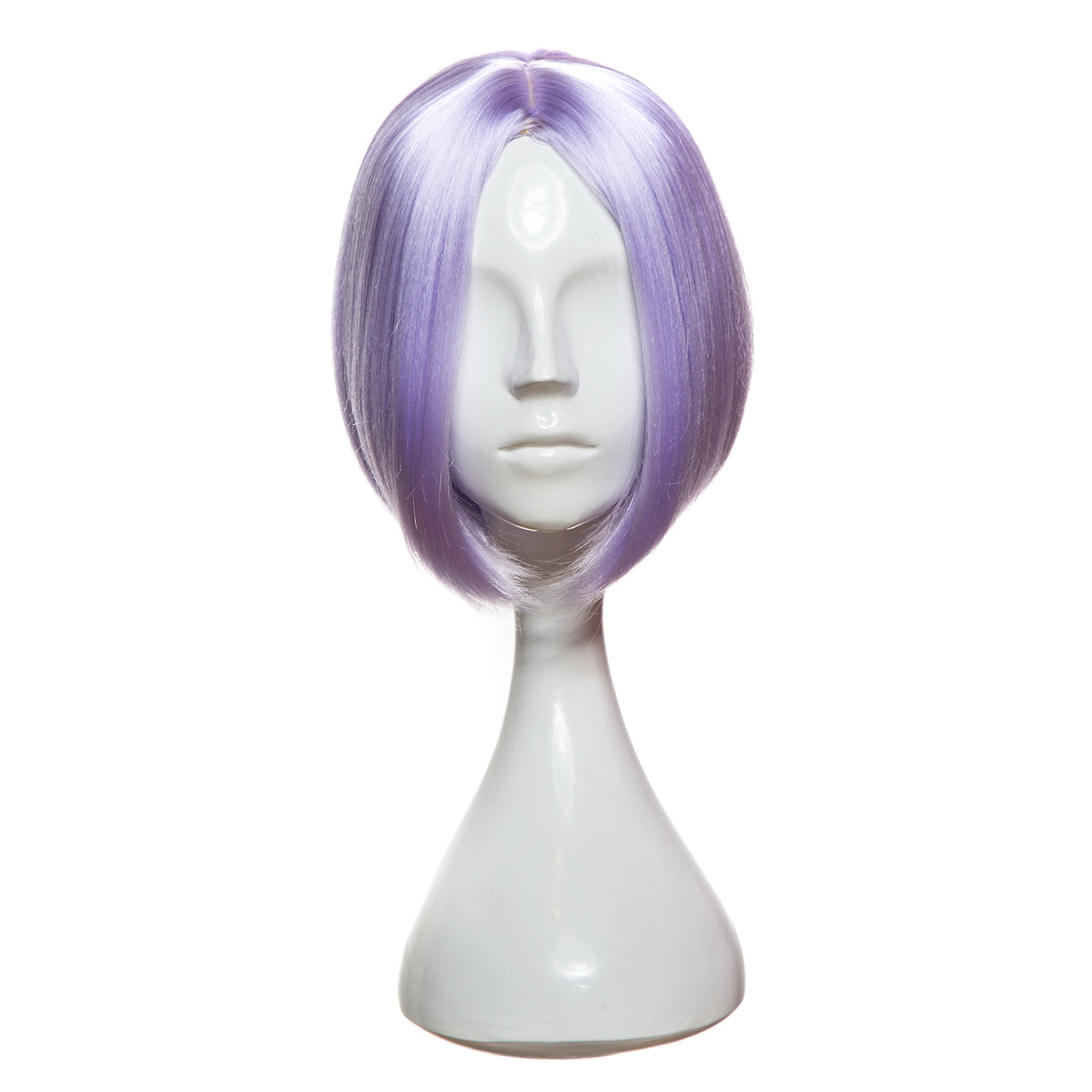Perucă FENG Violet, bob scurt drept cu breton, violet și lila deschis