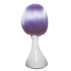 Perucă FENG Violet, bob scurt drept, volum rotunjit, lila deschis și violet