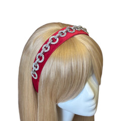 Coronita Rosie cu Cristale