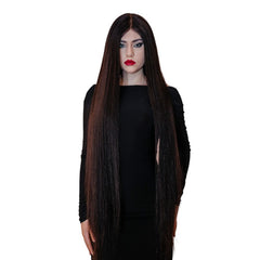 Peruca Naturala Kylie Saten Inchis