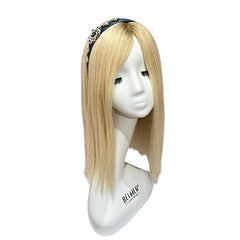 Bentita Catifea Bijuterie Lateral Pietre Kaki