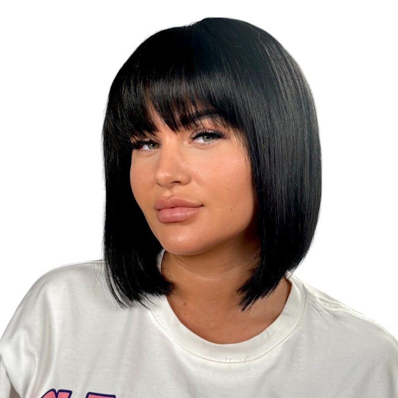 Peruca Naturala BRIANA Negru Intens