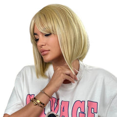 Peruca Naturala BRIANA Mix Blond Deschis