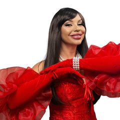 Peruca KARINA Saten Inchis