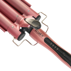 Ondulator Triplu Valuri 25MM LCD GOLD