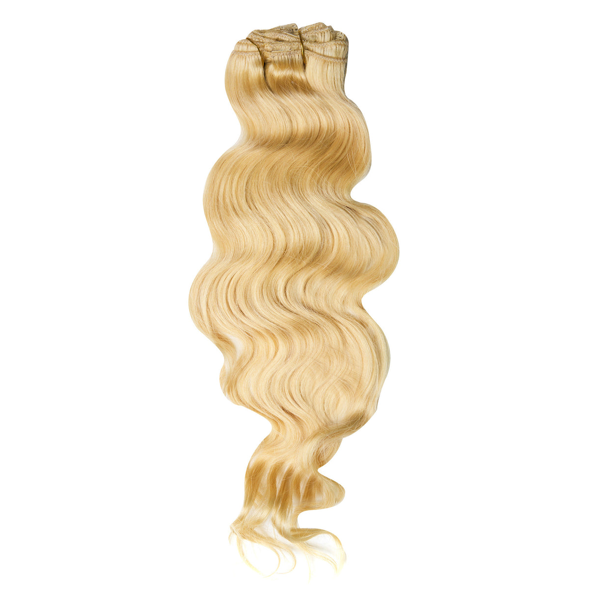 Extensii Clip-On Ondulat Premium Blond Deschis