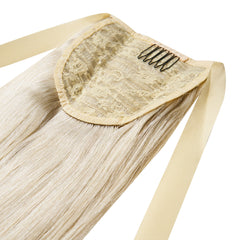 Coada Premium Blond Argintiu