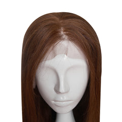 Peruca Naturala Lisa Ciocolatiu