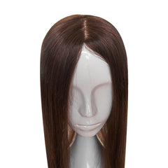Peruca Partiala Naturala Monofilament 50cm Ciocolatiu