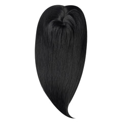 Peruca Partiala Naturala Monofilament 50cm Negru Intens