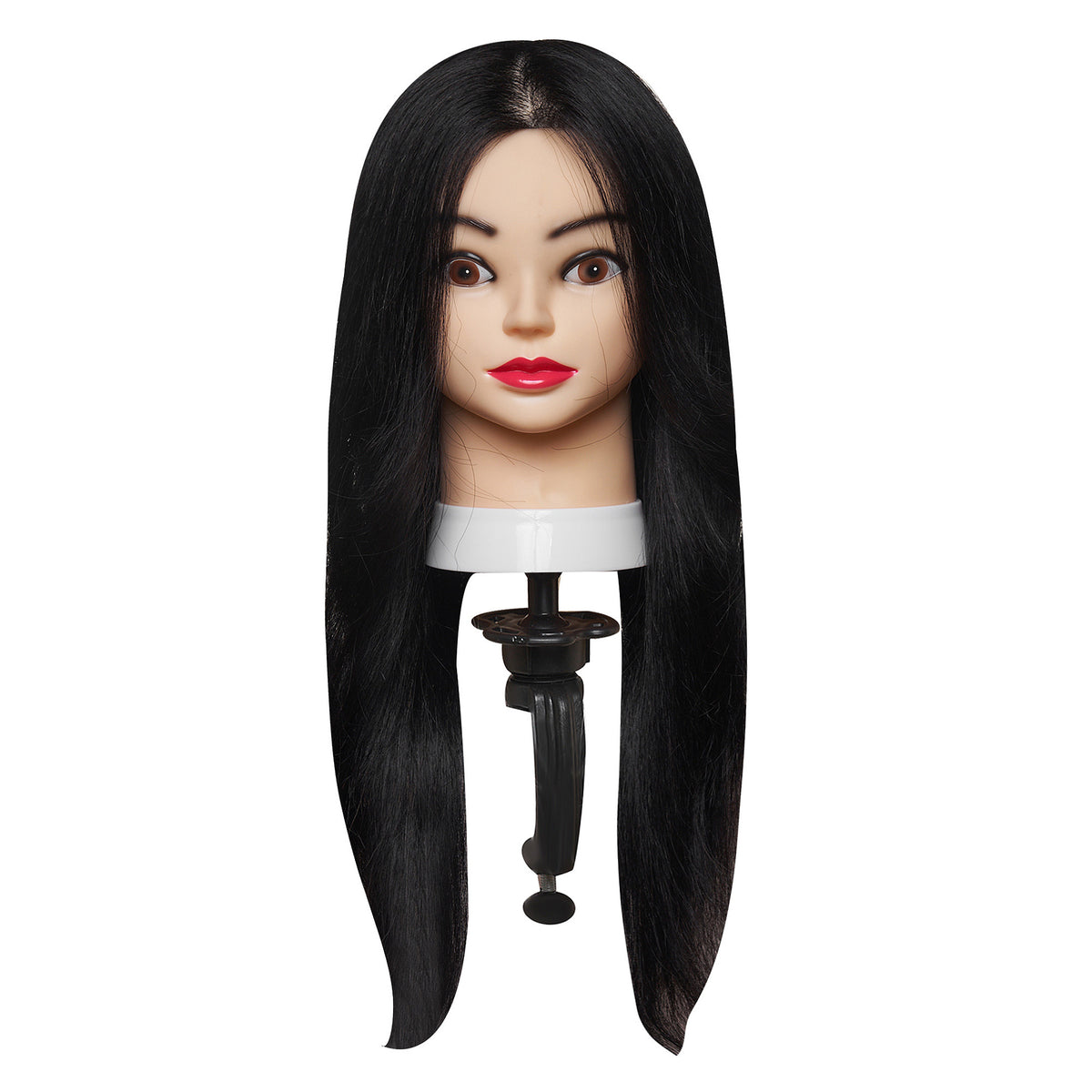 Cap Manechin Practica Par Natural Negru 45-50cm