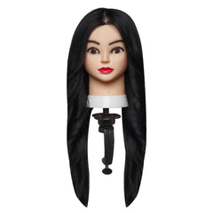 Cap Manechin Practica Par Natural Negru 45-50cm