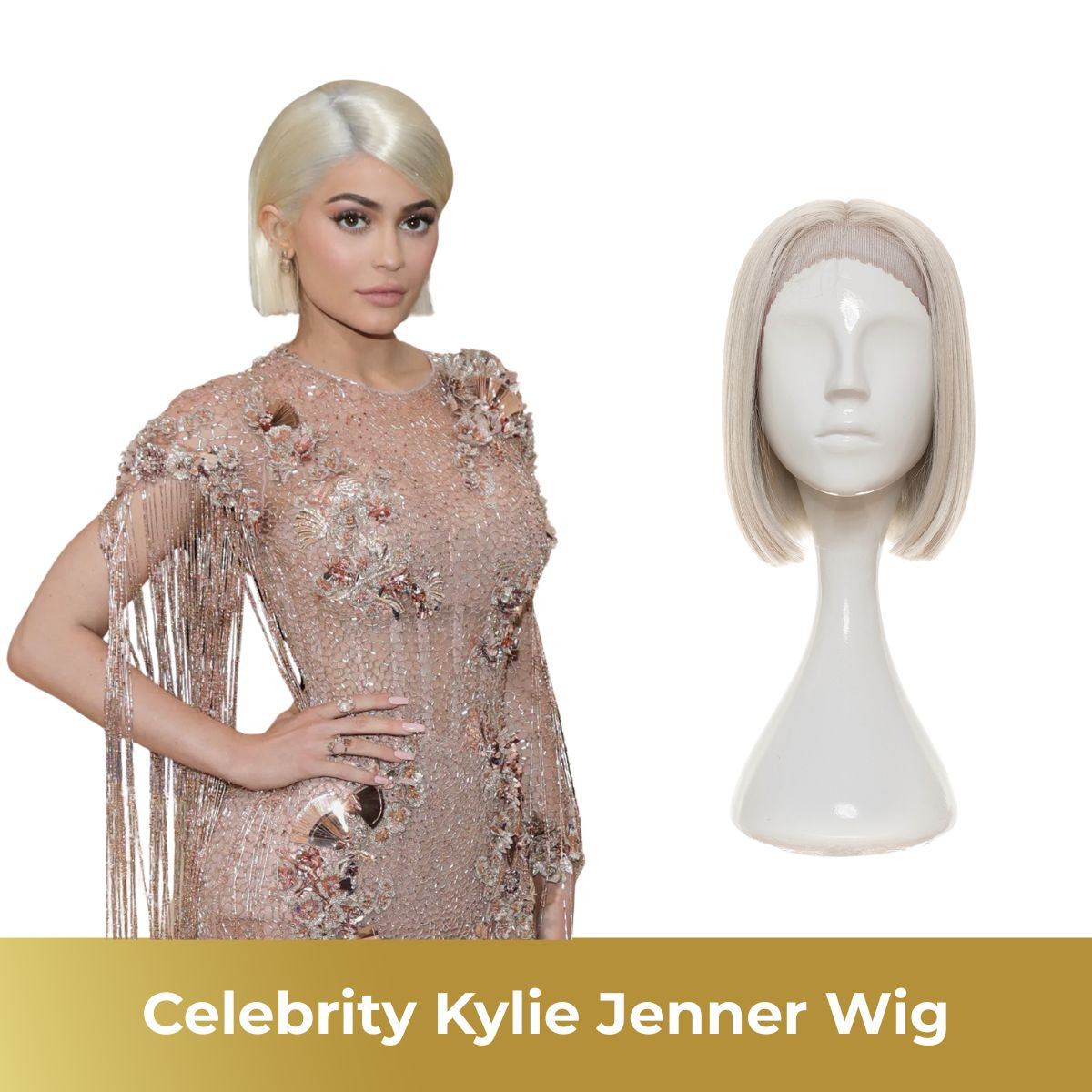 Celebrity Peruca CELINE Platinat