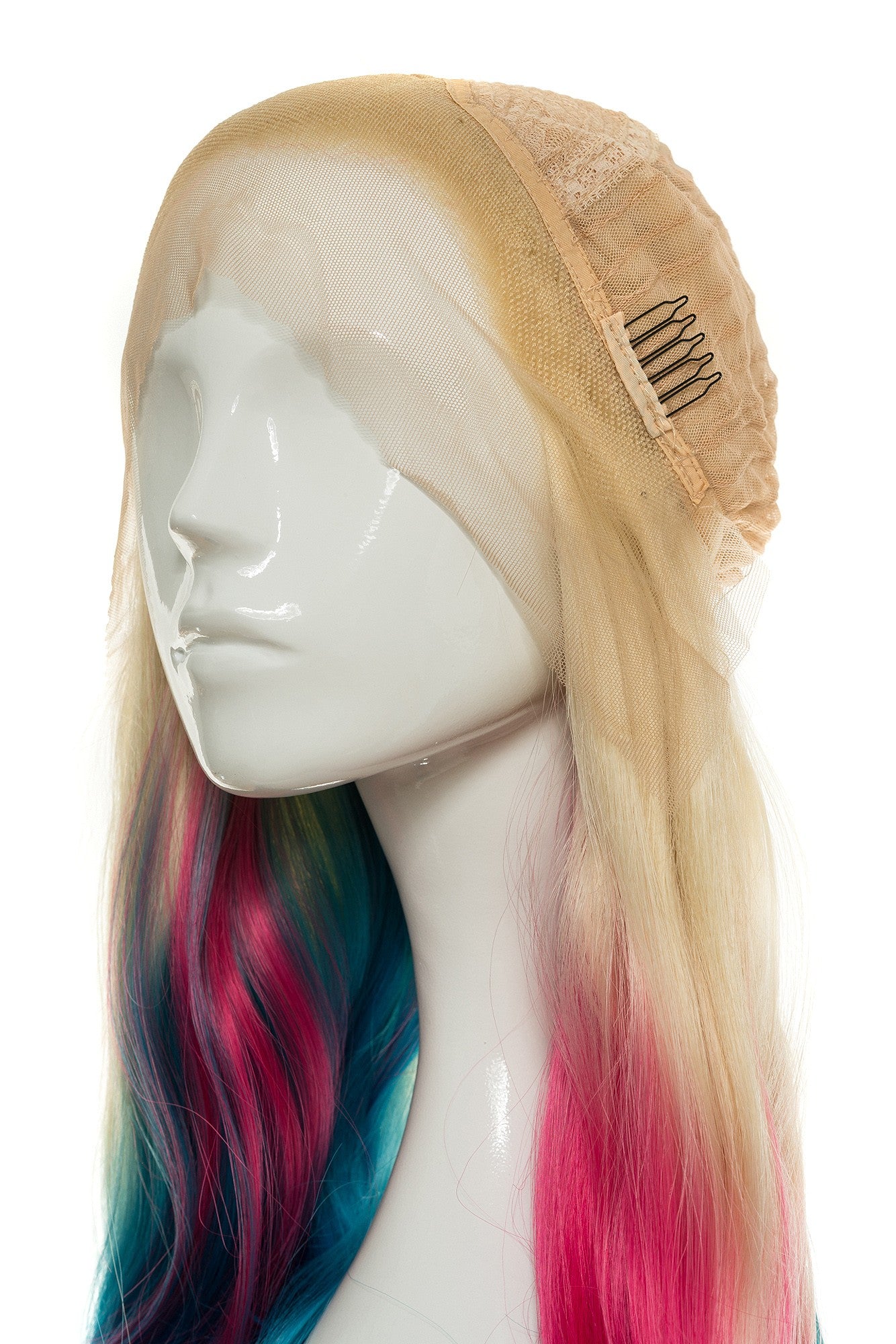 Peruca Harley Ombre Roz-Albastru