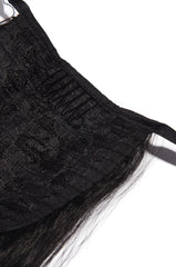 Negru Intens Coada Deluxe