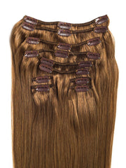 Deluxe Clip-On Extensions Dark Ash Blonde