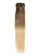 Ombre Saten Natural/Blond Clip-On Premium