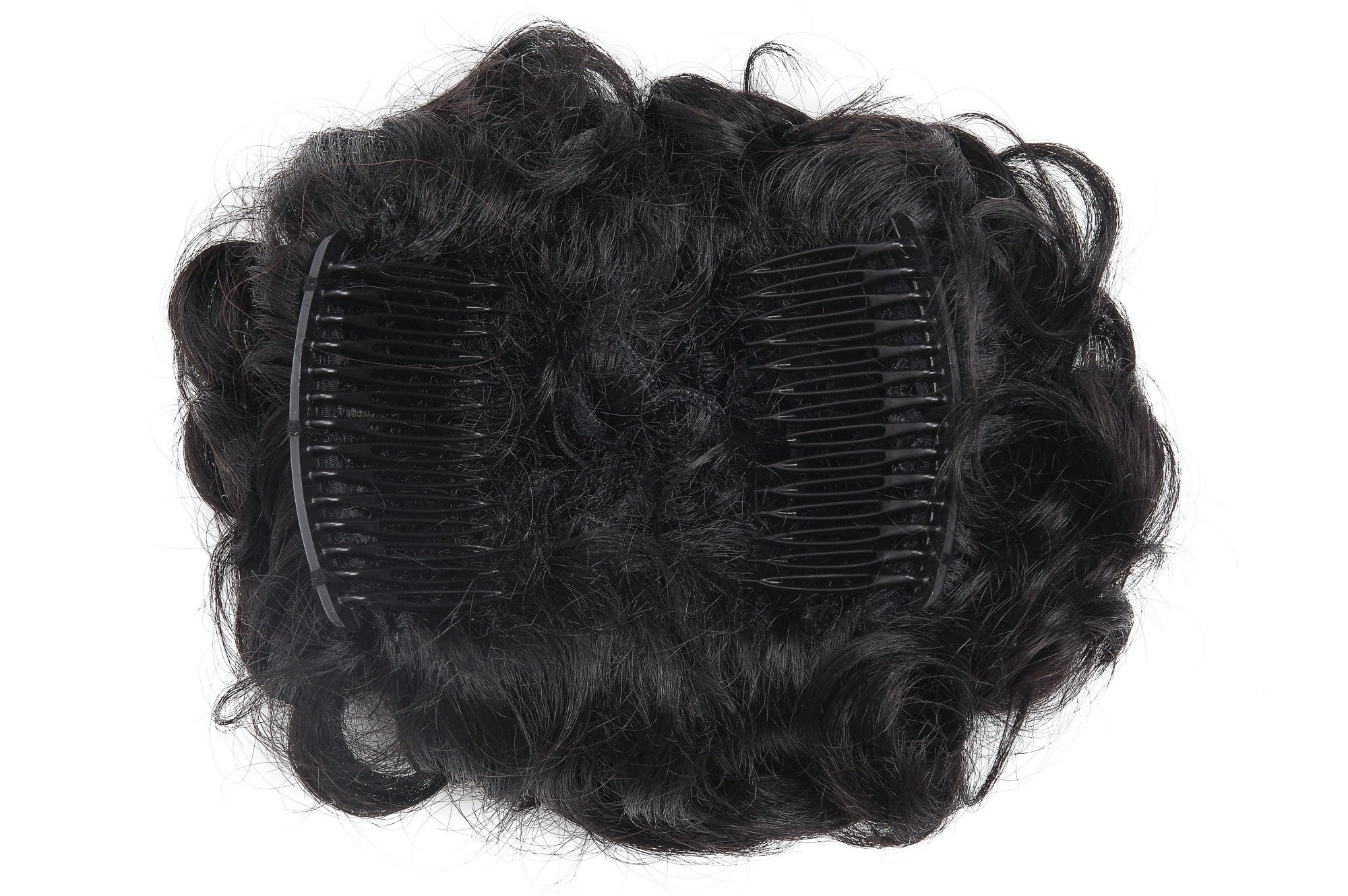 Negru Intens Coc Bucle