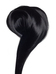 Negru Intens Extensii Clip-On