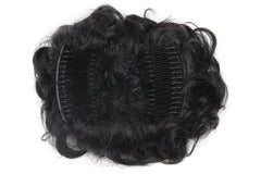 Negru Natural Coc Bucle