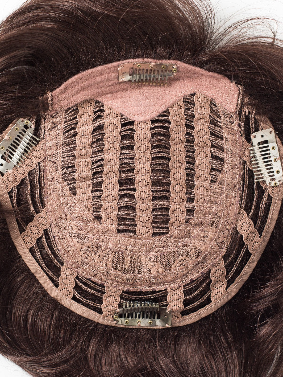 Saten Roscat Peruca Partiala Clip-On