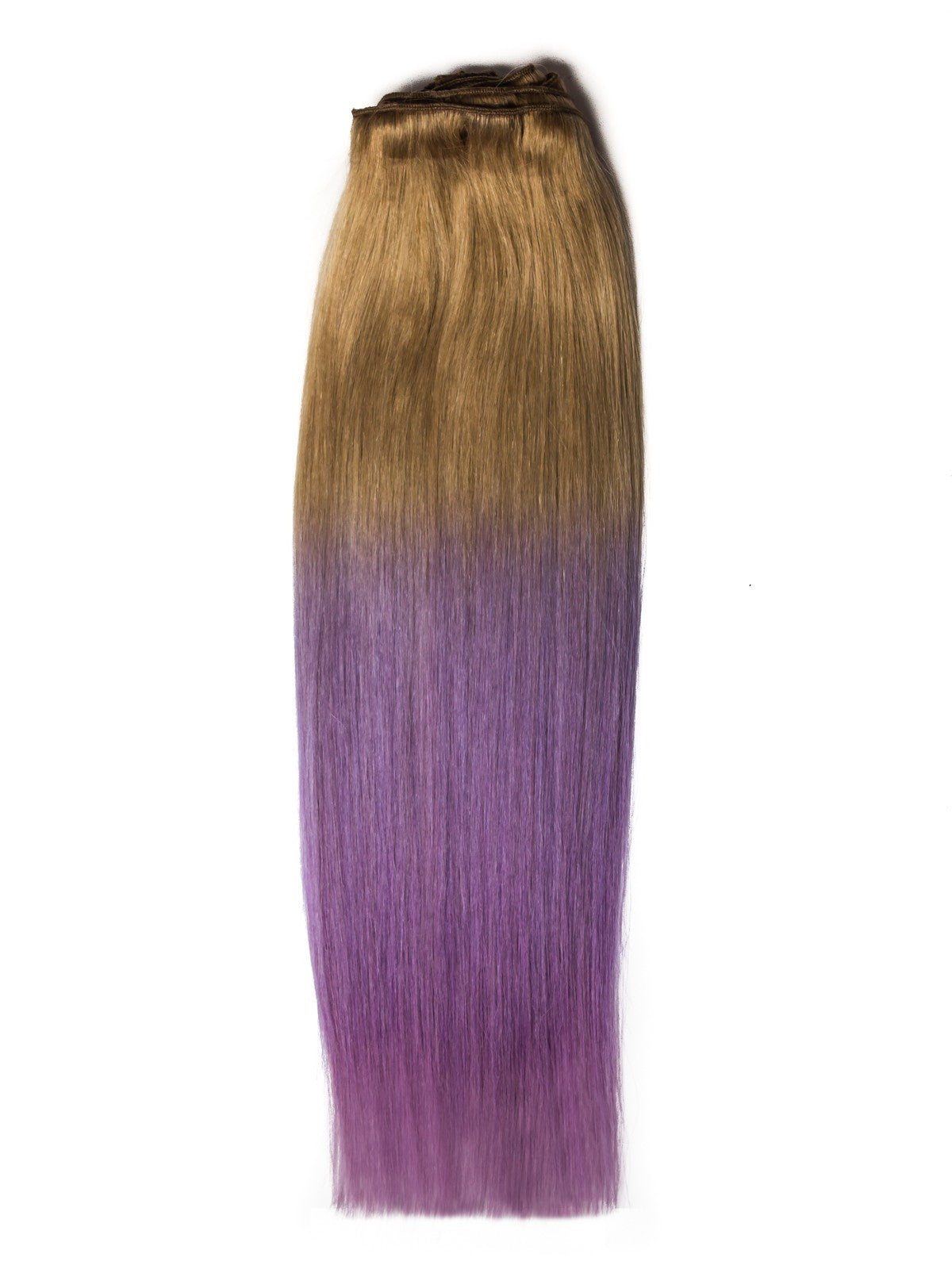 Extensii Ombre Blond Aluna/Pastel Purple Clip-On DELUXE