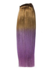Extensii Ombre Blond Aluna/Pastel Purple Clip-On DELUXE