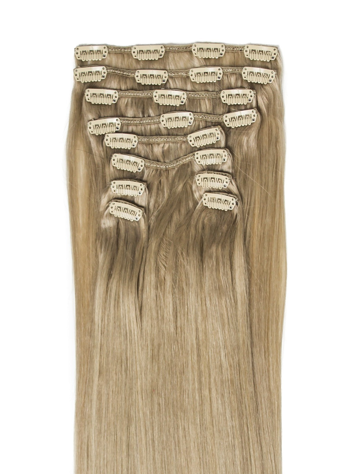 Extensii Blond Gri Clip-On Premium