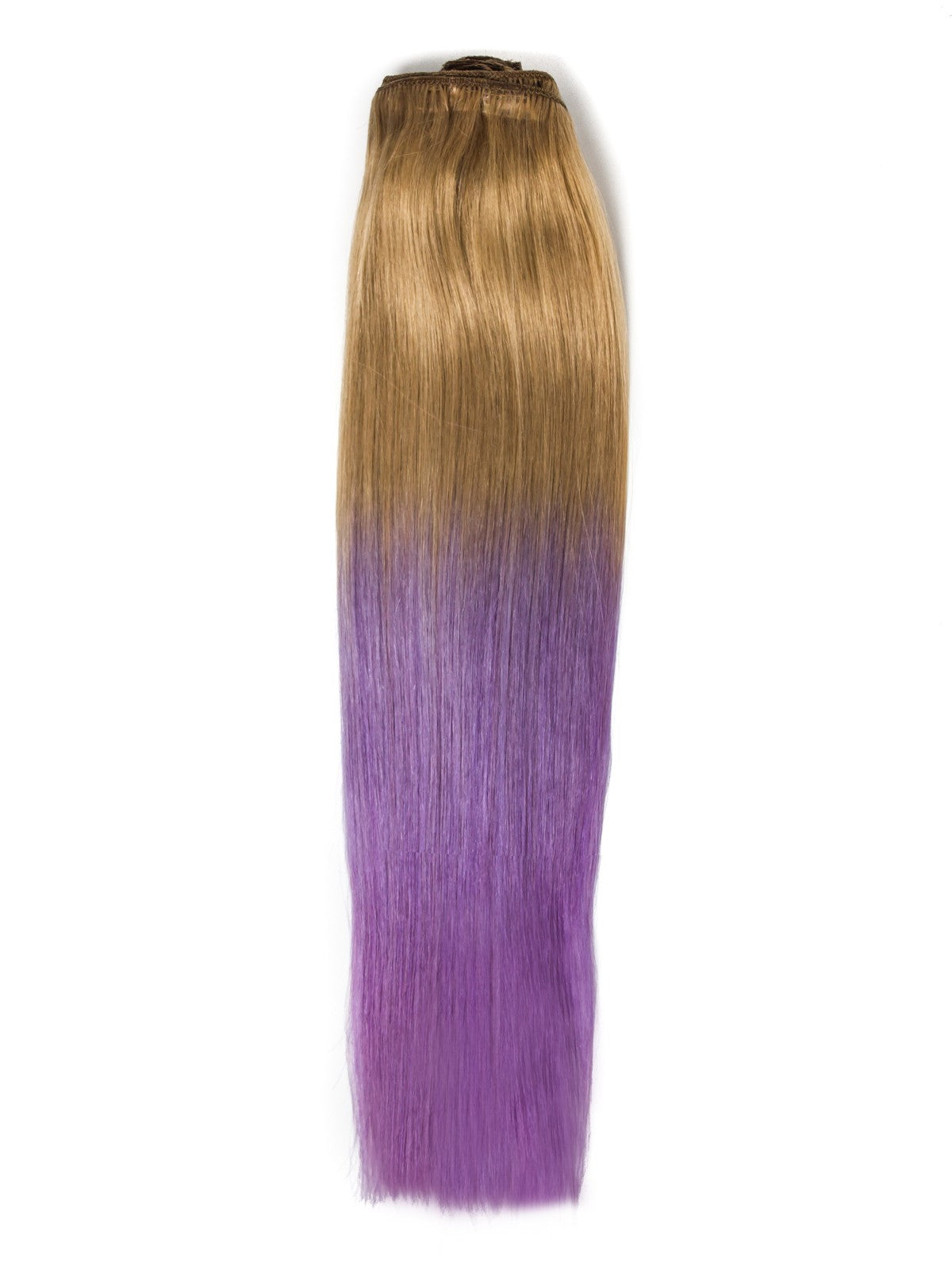 Extensii Blond Aluna/Purple Clip-On Premium