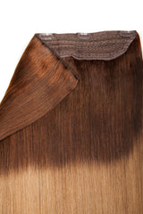 Tresa Clip-On VIP Ombre Saten Inchis/Blond Aluna