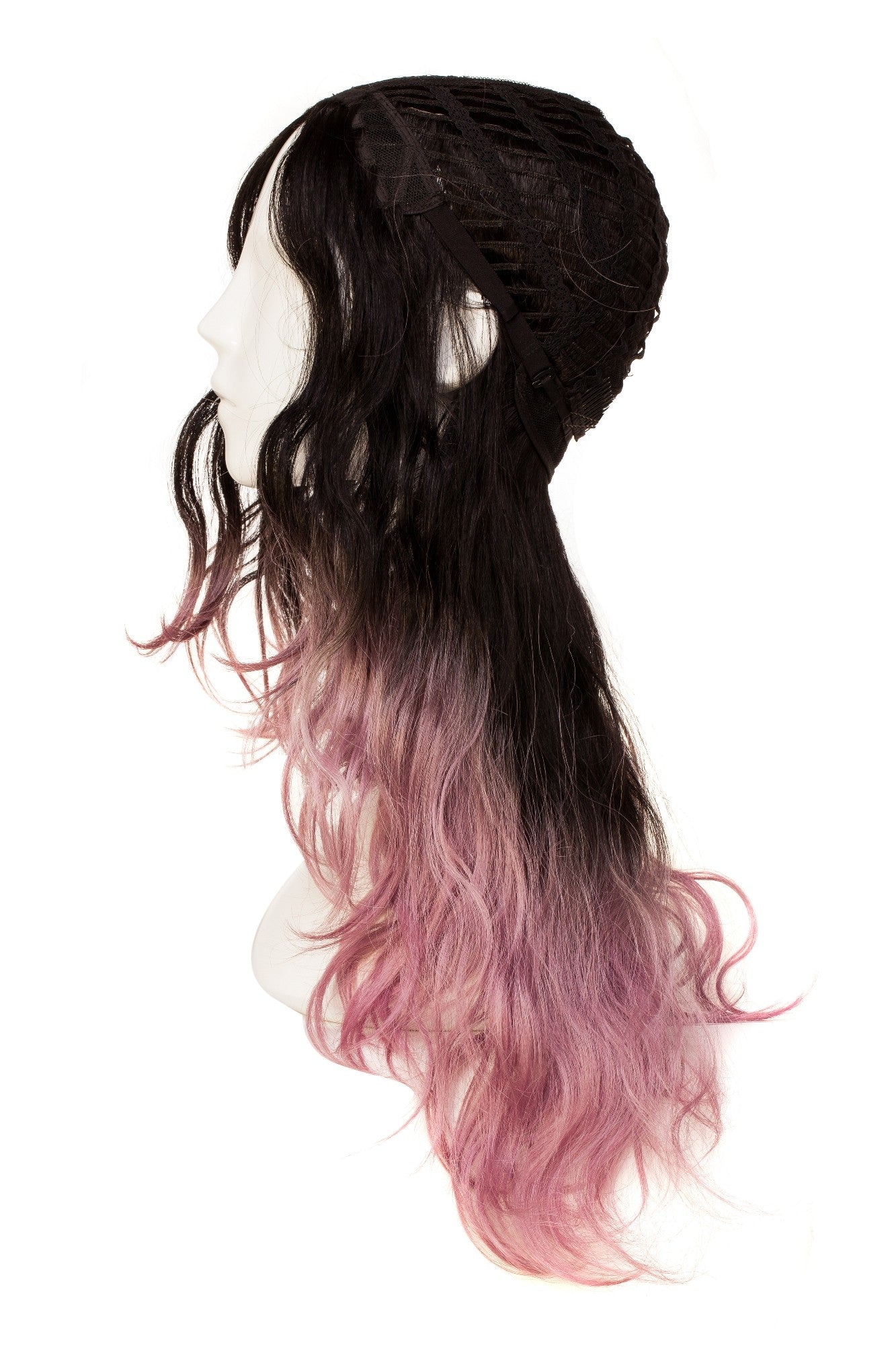 Peruca SERENA Negru-Lila