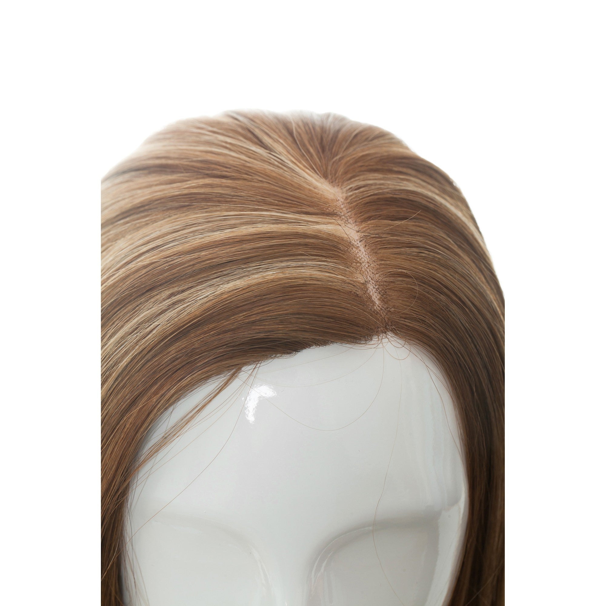 Peruca Naturala MAYA Saten Deschis Cu Suvite