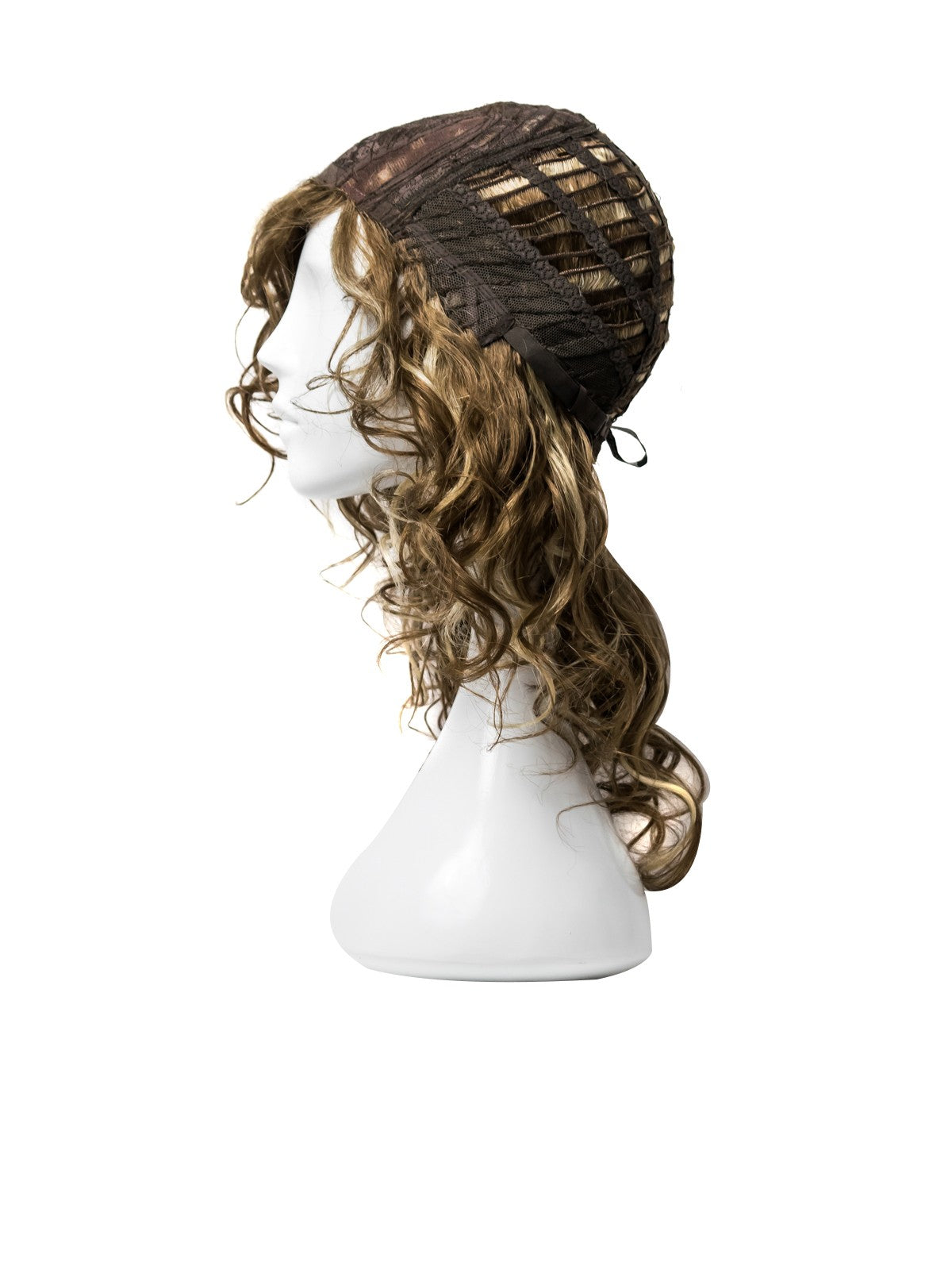 Peruca Naturala Barbara Saten Deschis Cu Suvite