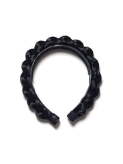 Negru Intens Coronita Impletita