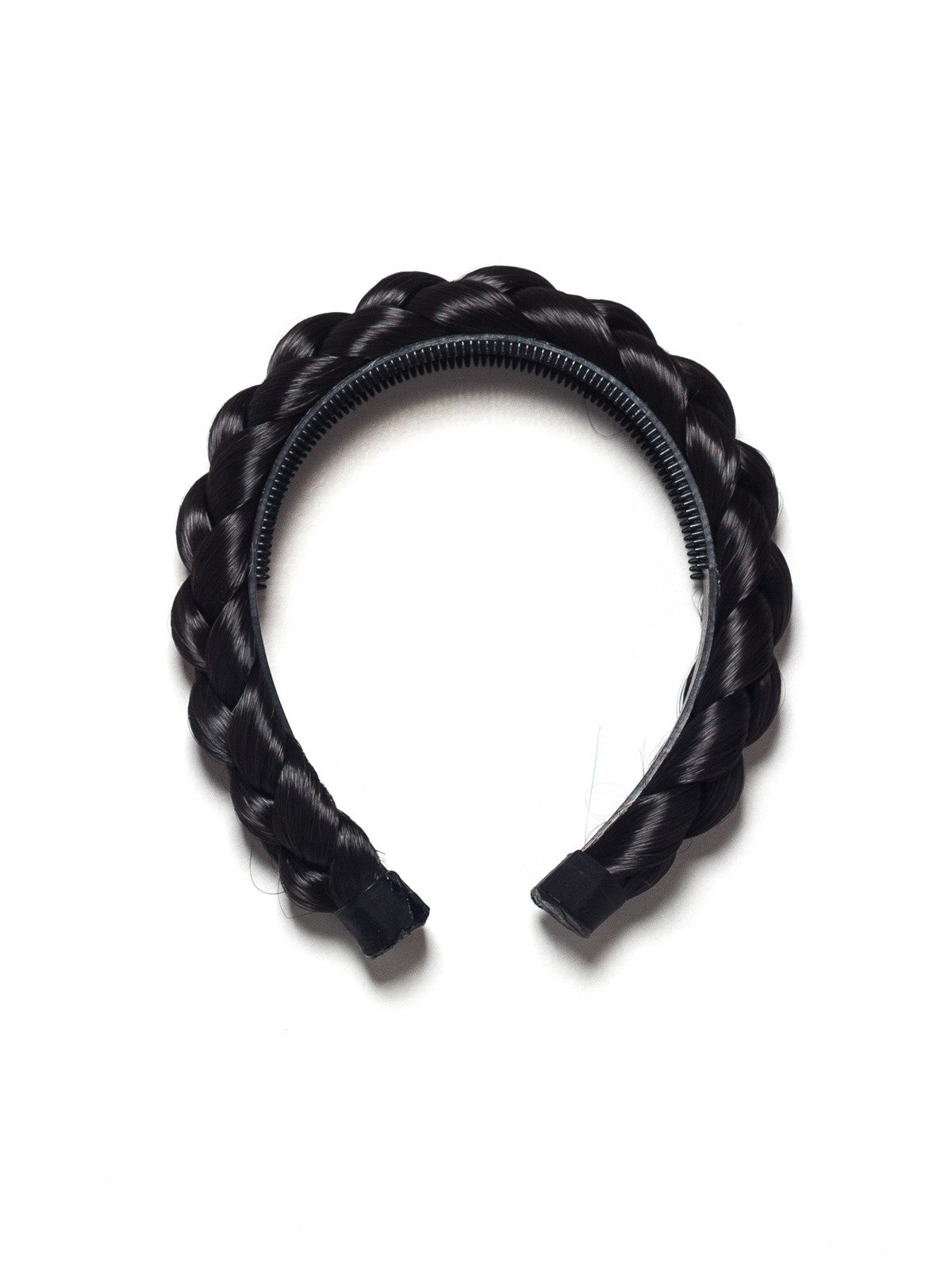 Negru Natural Coronita Impletita