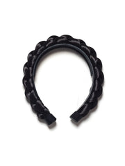 Negru Natural Coronita Impletita