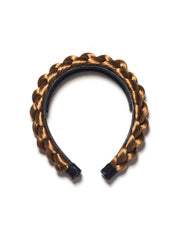 Blond Miere Coronita Impletita