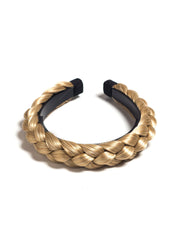 Blond Auriu Coronita Impletita