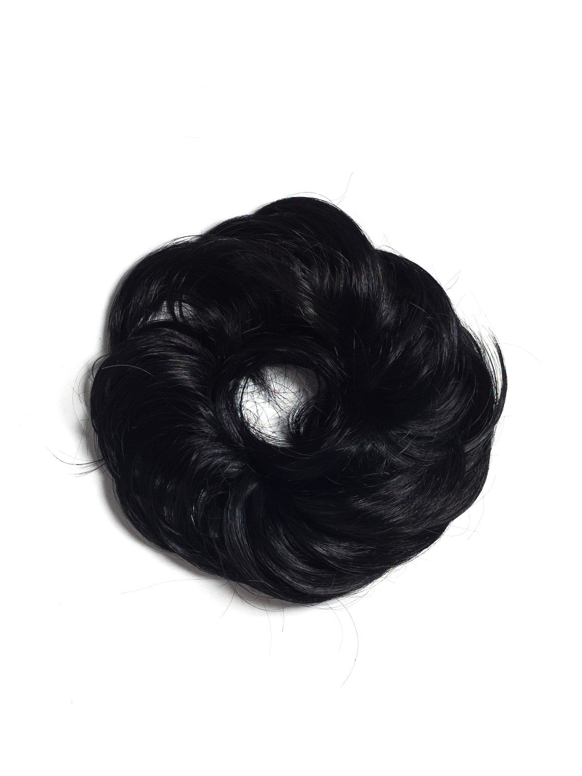 Negru Intens Elastic Din Par