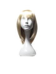 Perucă MELISA blond deschis cu breton drept și păr lung drept